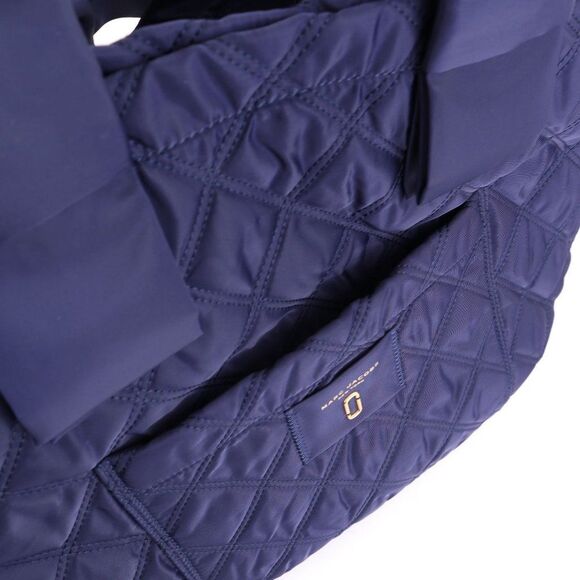 NWT Marc Jacobs NYLON QUILTED Large Bag Tote MIDNIGHT BLUE - Picture 11 of 12